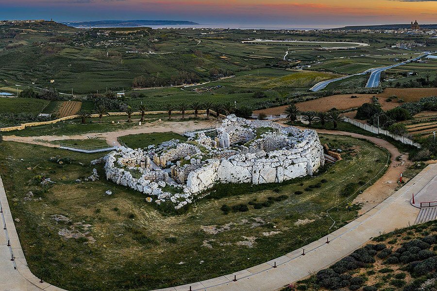 Ġgantija temple in Xagħra, Gozo Malta