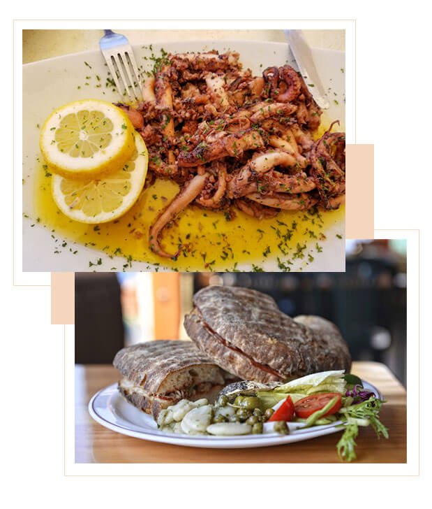 Food, Xlendi, Gozo Malta