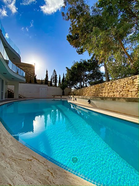 Villa Marni Pool Area, Xlendi, Gozo Malta