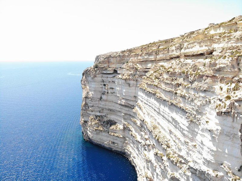 Not far away from Villa Marni: The impressively tall Sanap cliffs.