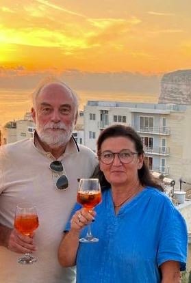 They are originally from Belgium but return year after year to holiday in the Triq ir-Rumani: Felix & Riet.